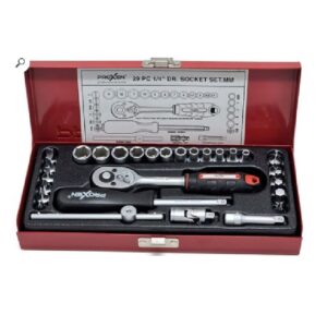 סט בוקסות 1/4" מ"מ 29 חלקים PROFXENE סט בוקסות 1/4" מ"מ 29 חלקים PROFXENE