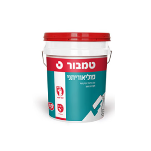 צבע פוליאוריטני לקירות חוץ 18 ל'- לבן/P צבע פוליאוריטני לקירות חוץ 18 ל'- לבן/P