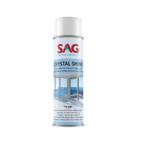 סאג ספריי להברקה וניקוי חלונות וזכוכית 500 מ"ל SAG